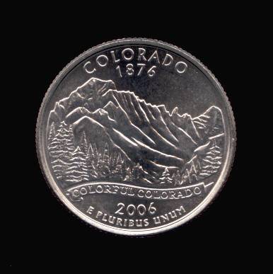Reverse of Colorado State Quarter