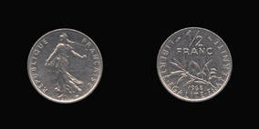 Nickel 1/2 Franc of 