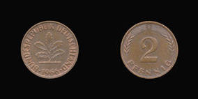 Bronze 2 Pfennig of 
