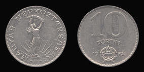 Nickel 10 Forint of 