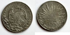 Silver 8 Reales of 